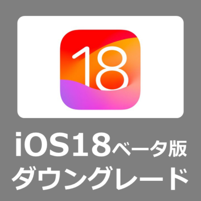 【iTunesなし】iOS18ベータ版からiOS17にダウングレードする方法【reibootレビュー】