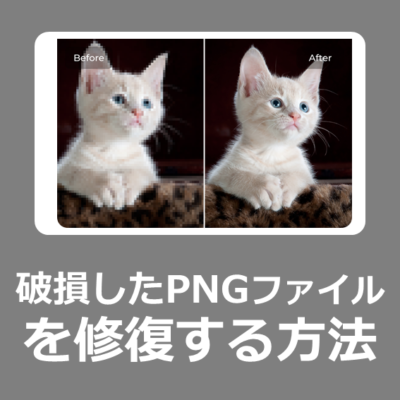 【PNG修復】PNGファイルが開けない！破損した写真をWindows11で修復する方法【4DDiG File Repairの使い方・レビュー】