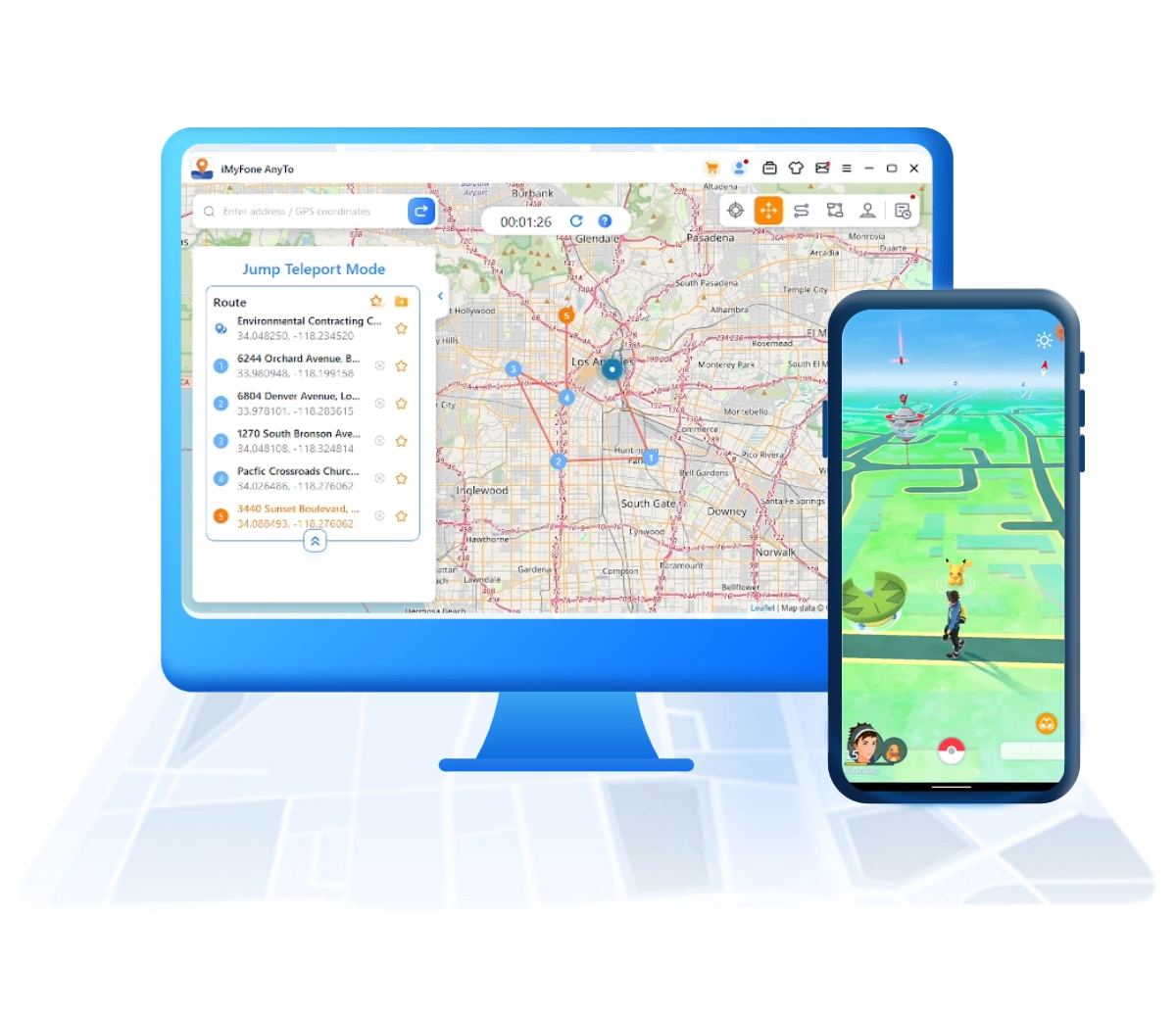 IPhone Android GPS iMyFone AnyTo 